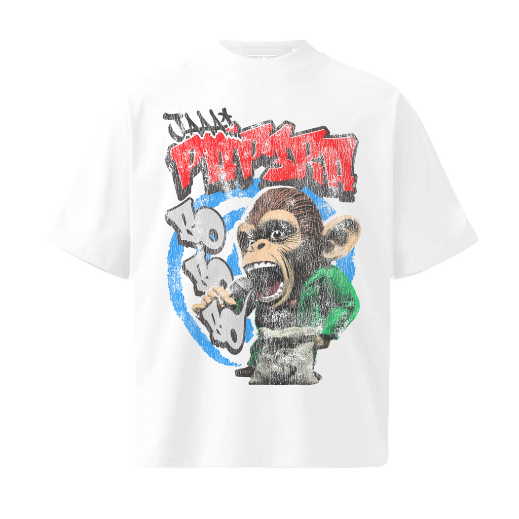 “JAA! PAPERA” Graphic Tee - White