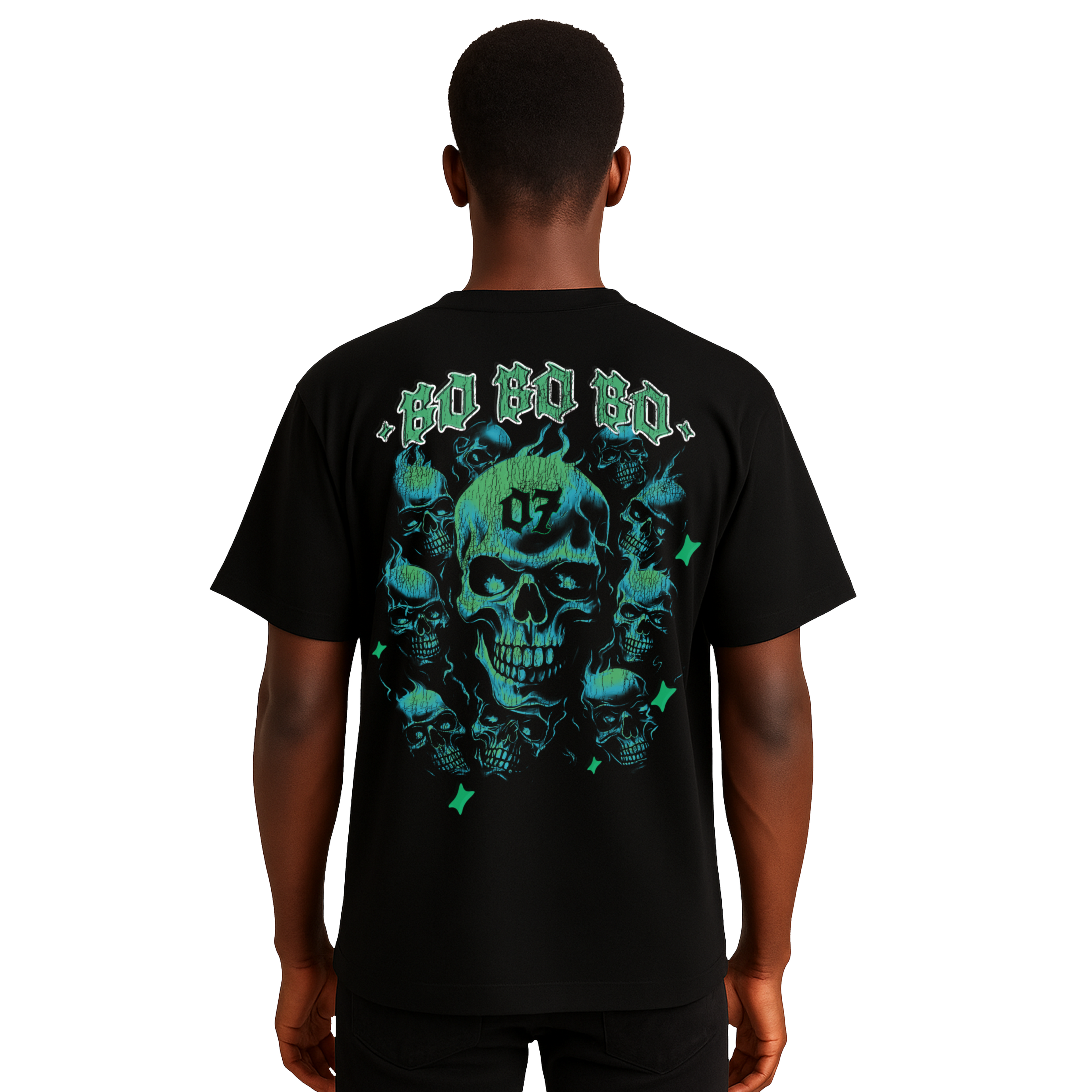 “COMO ME MIRA” Graphic Tee - Black