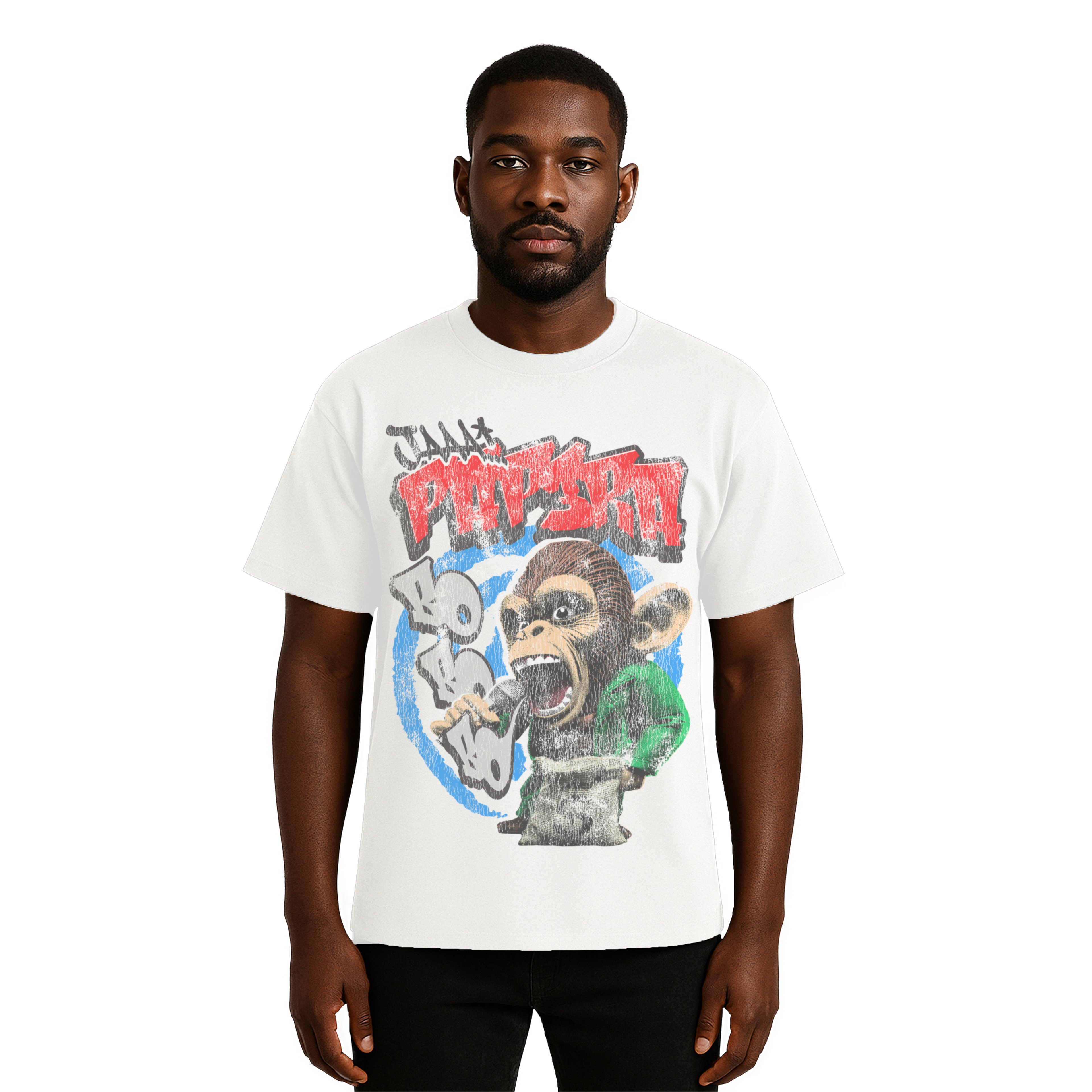 “JAA! PAPERA” Graphic Tee - White