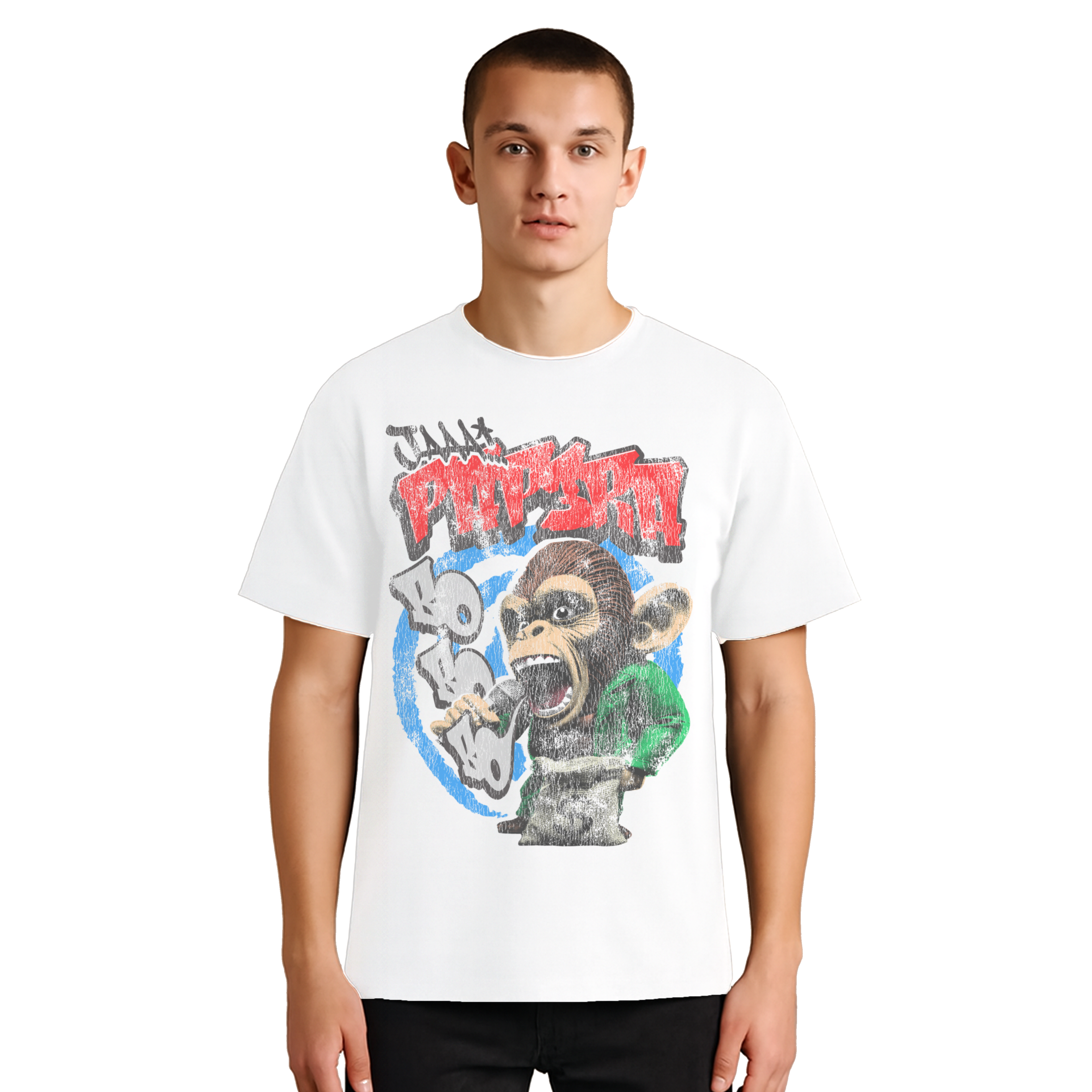 “JAA! PAPERA” Graphic Tee - White